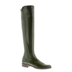 Emma Green Leather Knee-High Boots