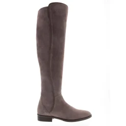 Emma Mauve Taupe Suede Knee-High Boots