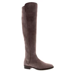 Emma Mauve Taupe Suede Knee-High Boots