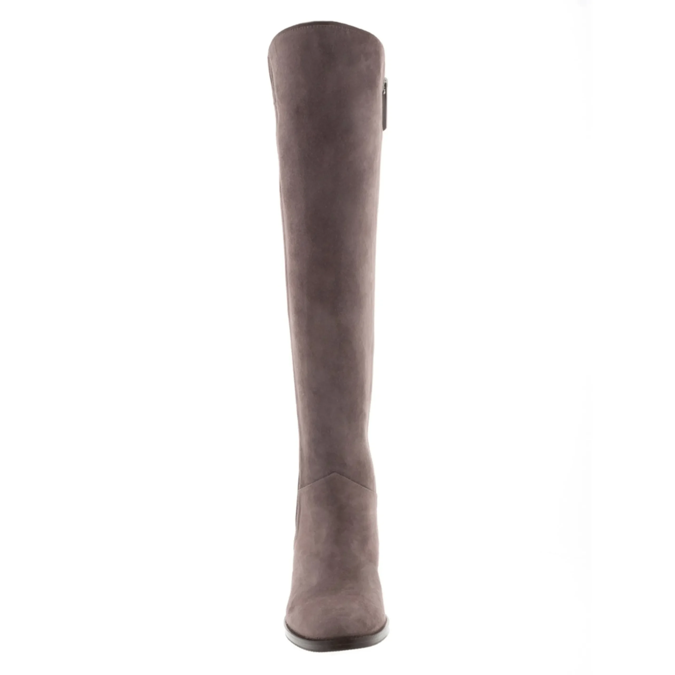 Emma Mauve Taupe Suede Knee-High Boots