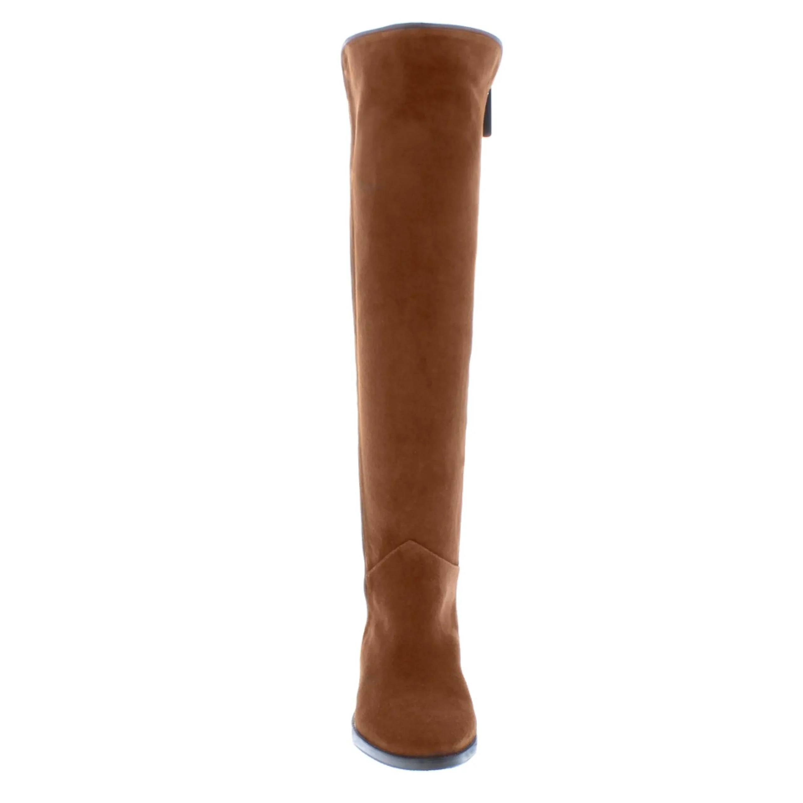 Emma Tan Suede Knee-High Boots