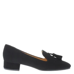 Fiadh Black Suede Loafers