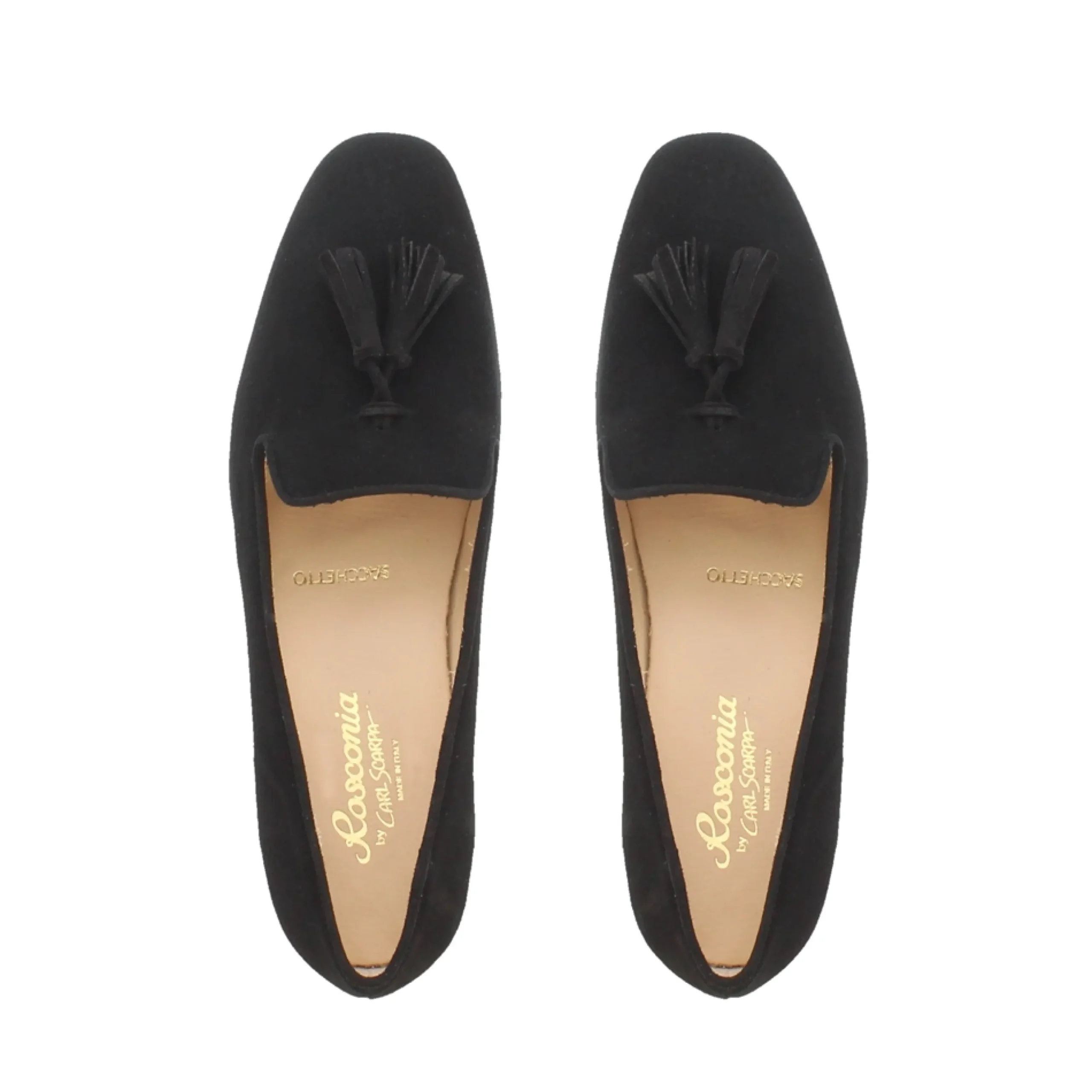 Fiadh Black Suede Loafers