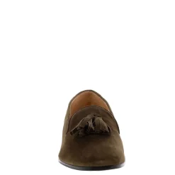 Fiadh Khaki Suede Loafers