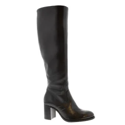 Fiorella Black Leather Knee High Boots
