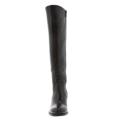 Fiorella Black Leather Knee High Boots
