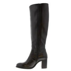 Fiorella Black Leather Knee High Boots