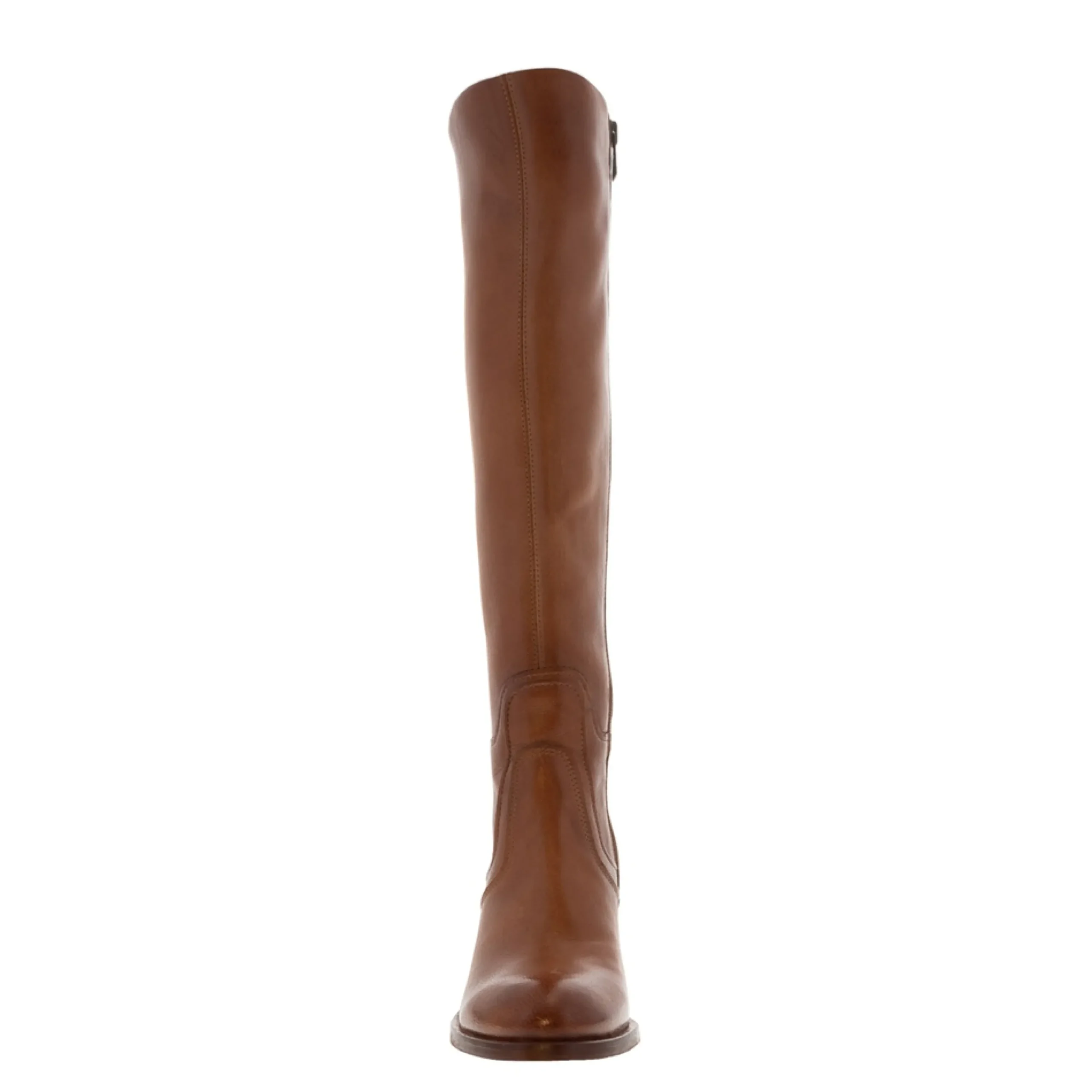 Fiorella Tan Leather Knee High Boots