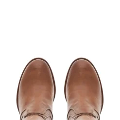 Fiorella Tan Leather Knee High Boots