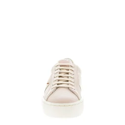 Gerty Nude Leather Chunky Trainers