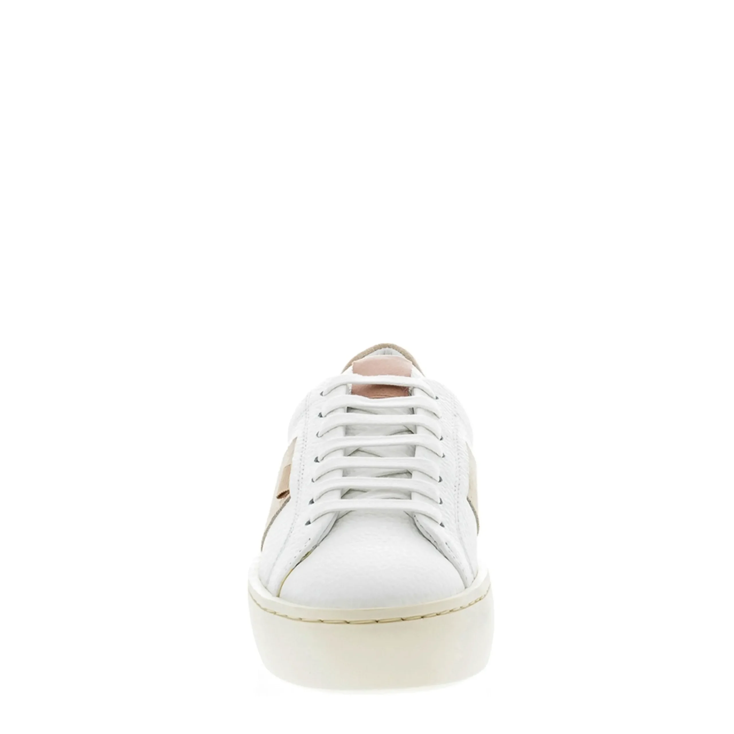 Gerty White Leather Chunky Trainers