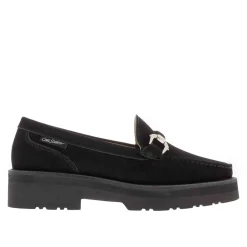 Ivani Black Nubuck Suede Chunky Loafers
