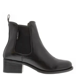 Jax Black Leather Chelsea Boots