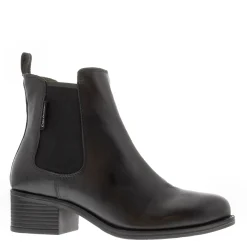 Jax Black Leather Chelsea Boots