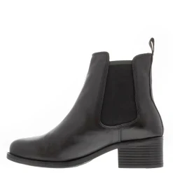 Jax Black Leather Chelsea Boots
