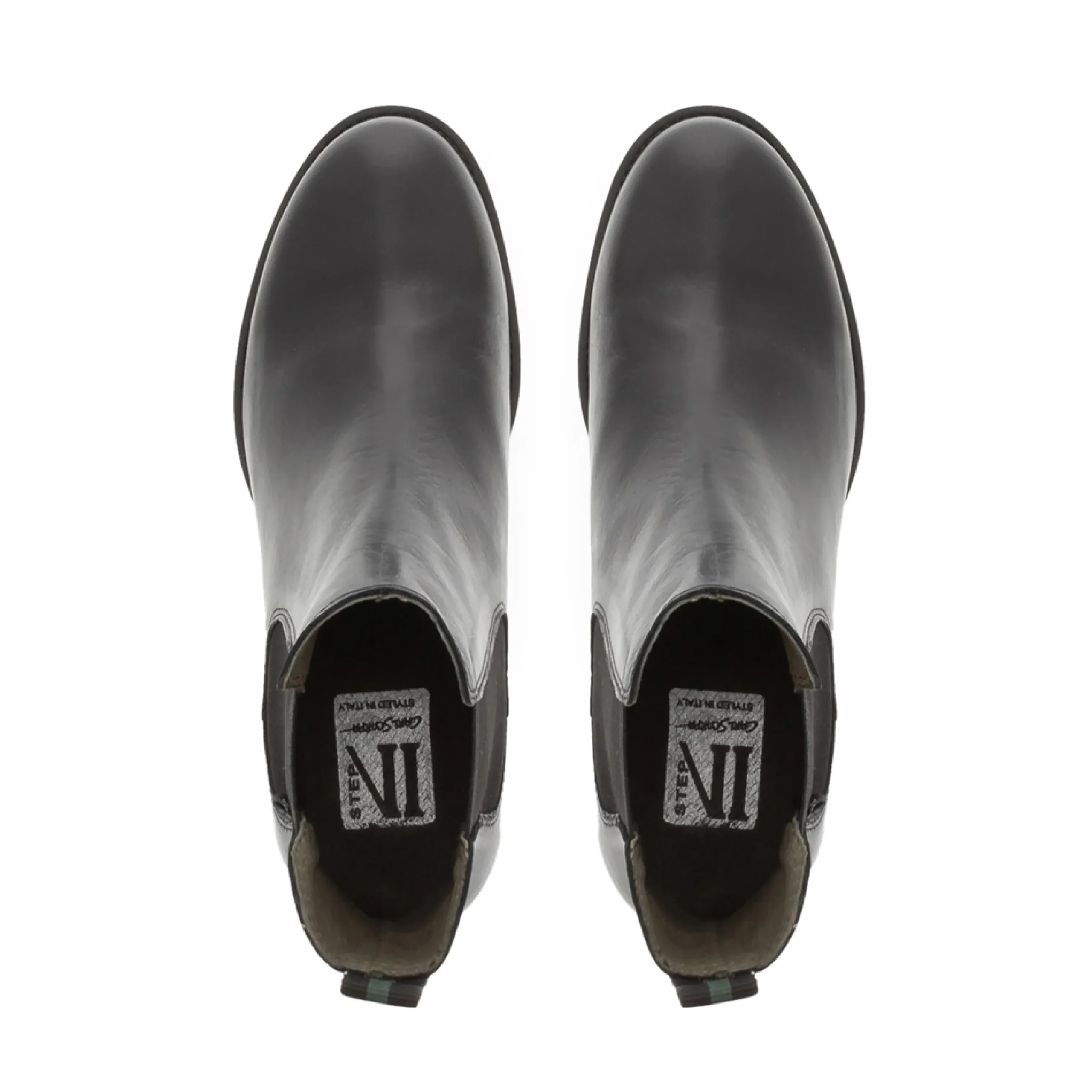 Jax Black Leather Chelsea Boots