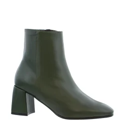 Jenny Green Italian Leather Ankle Boots