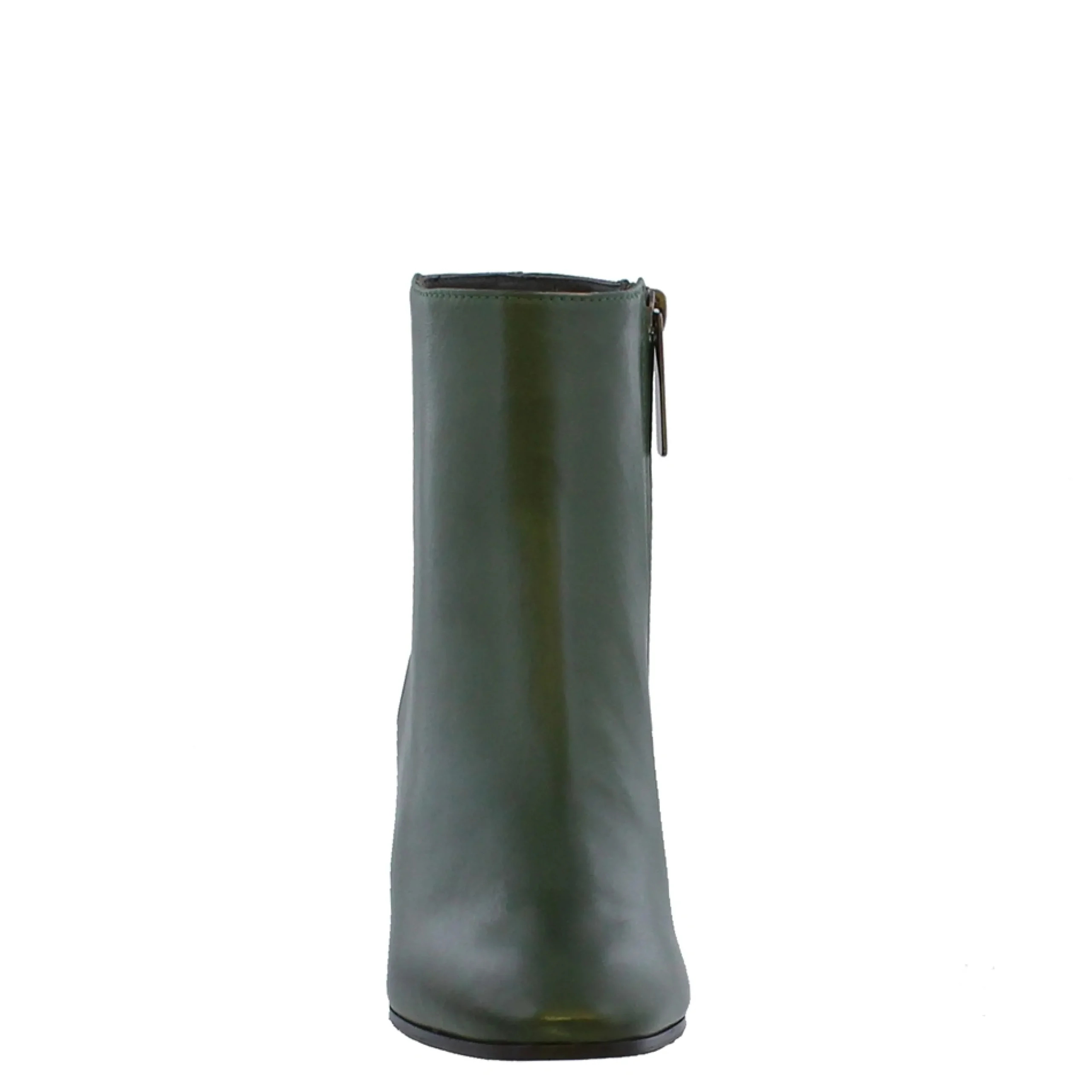 Jenny Green Italian Leather Ankle Boots