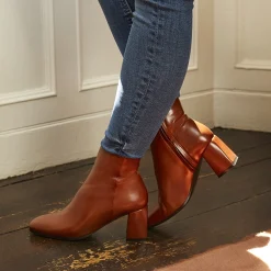 Jenny Tan Italian Leather Ankle Boots