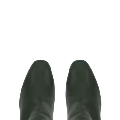 Jilly Green Italian Leather Knee High Boots