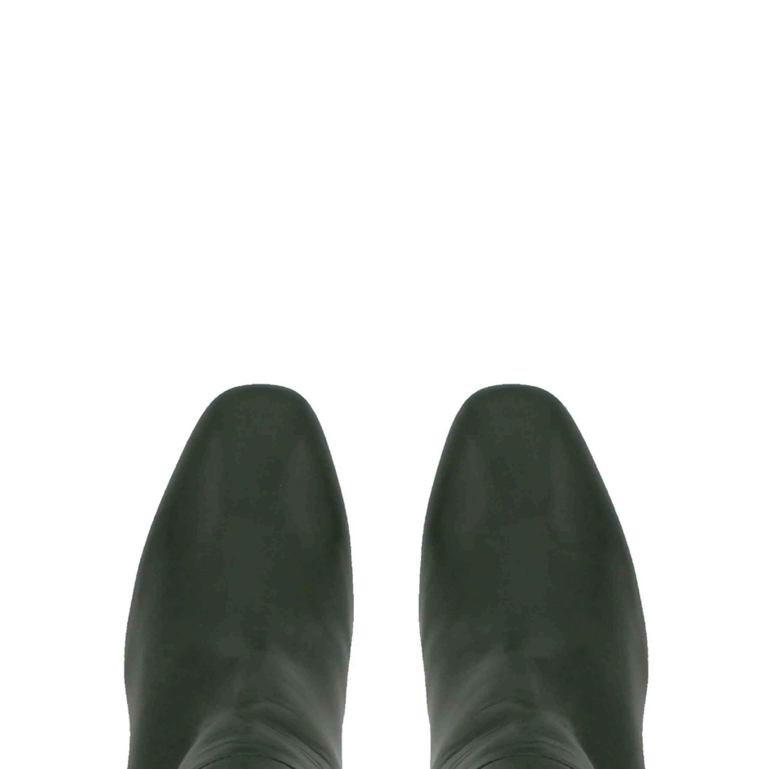 Jilly Green Italian Leather Knee High Boots