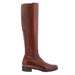 Lara Tan Leather Knee-High Boots