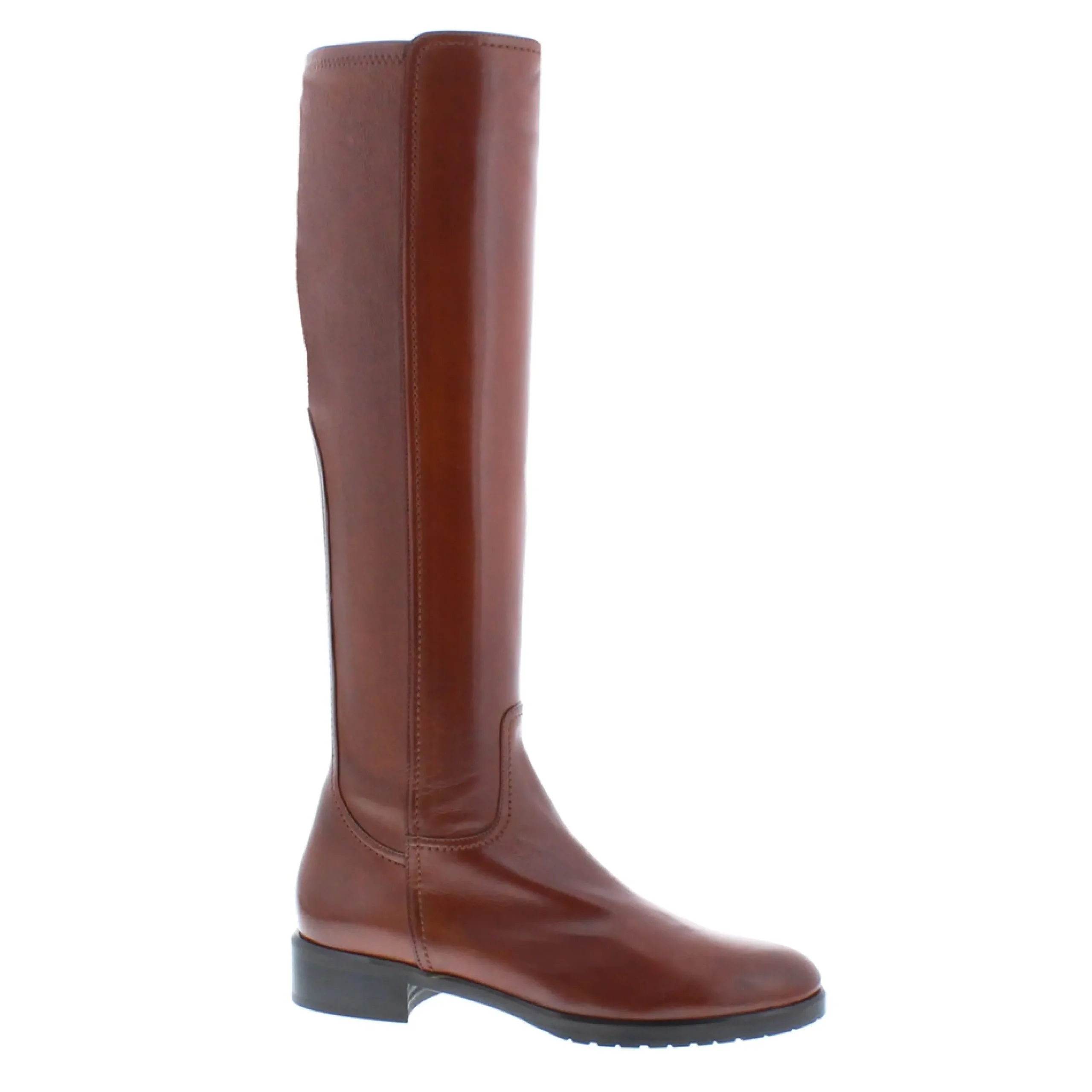 Lara Tan Leather Knee-High Boots