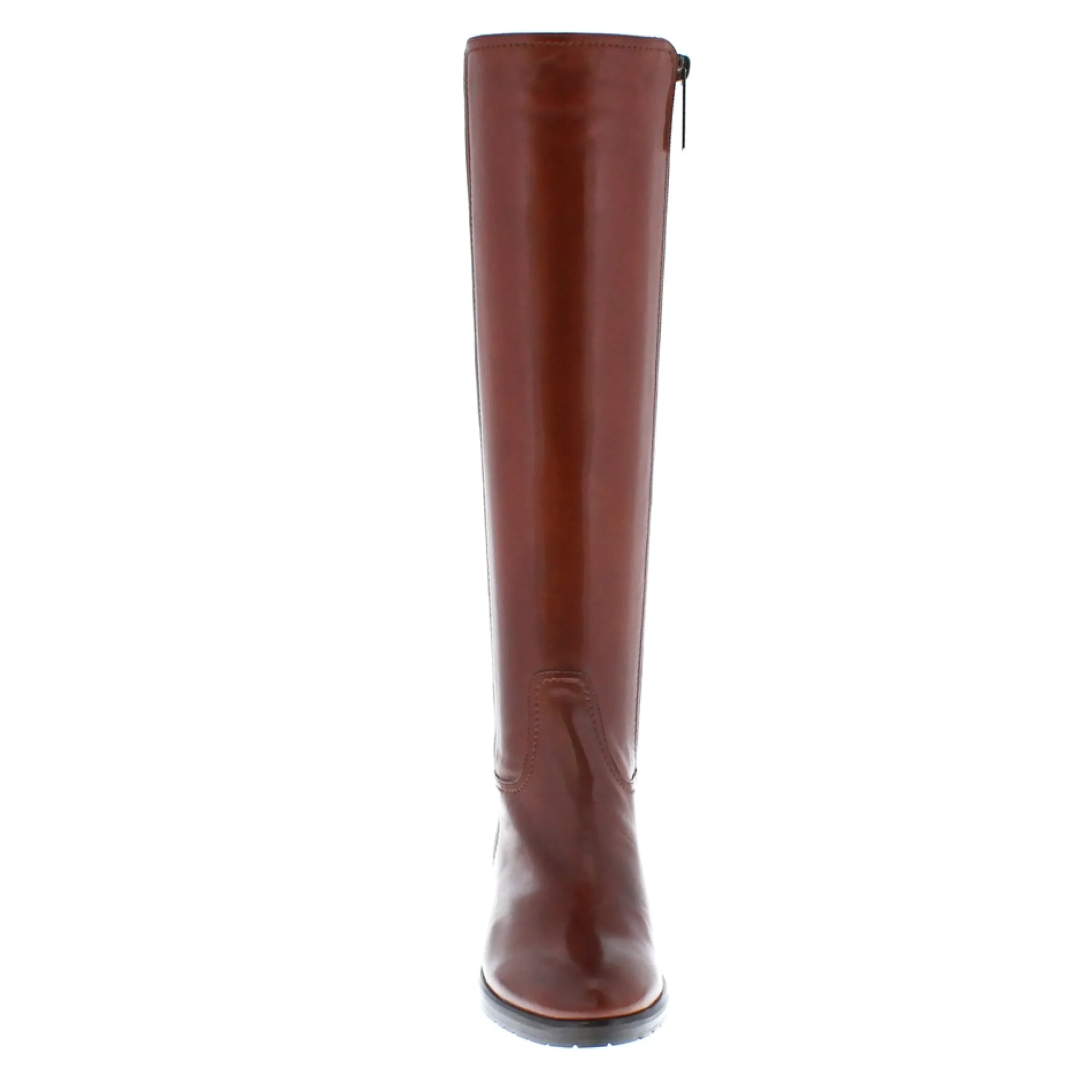 Lara Tan Leather Knee-High Boots