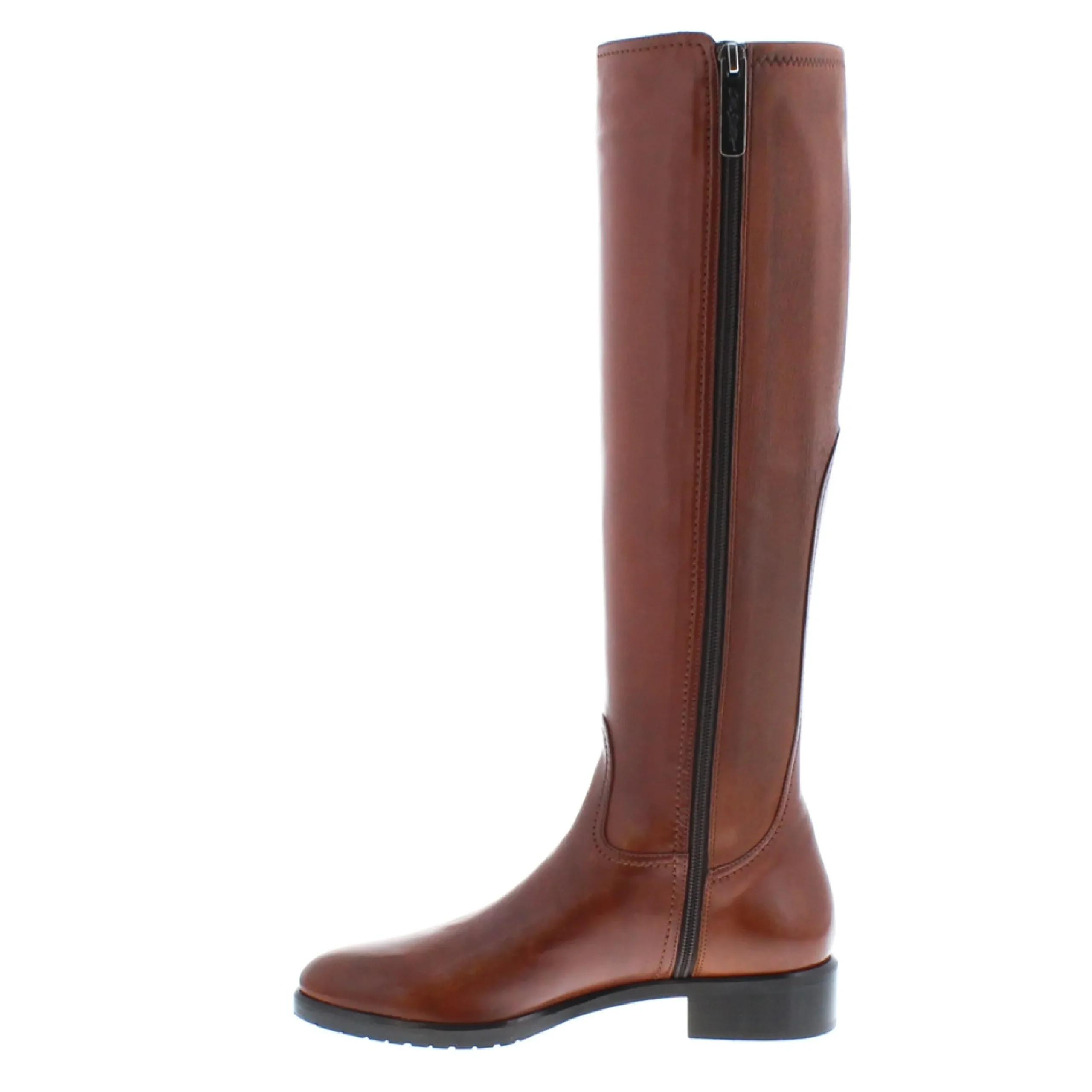 Lara Tan Leather Knee-High Boots