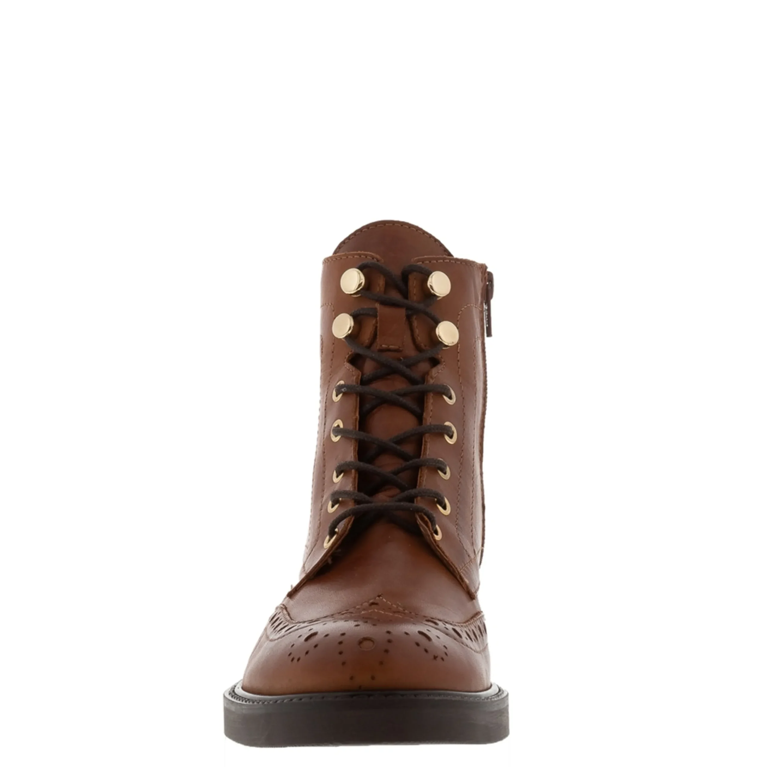 Lillibet Tan Leather Ankle Boots