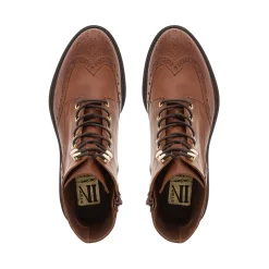 Lillibet Tan Leather Ankle Boots