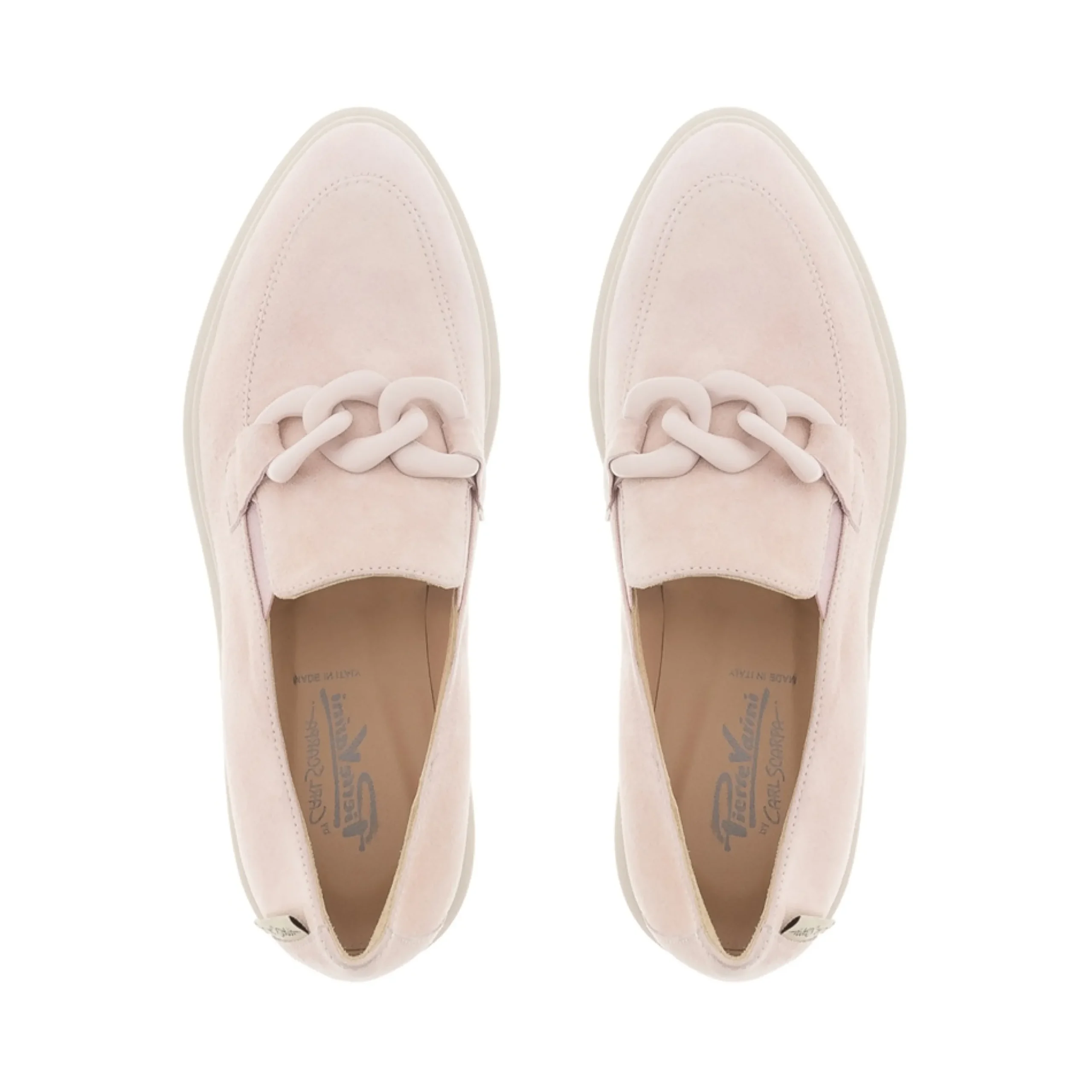 Lizi Italian Chain Wedge Loafers
