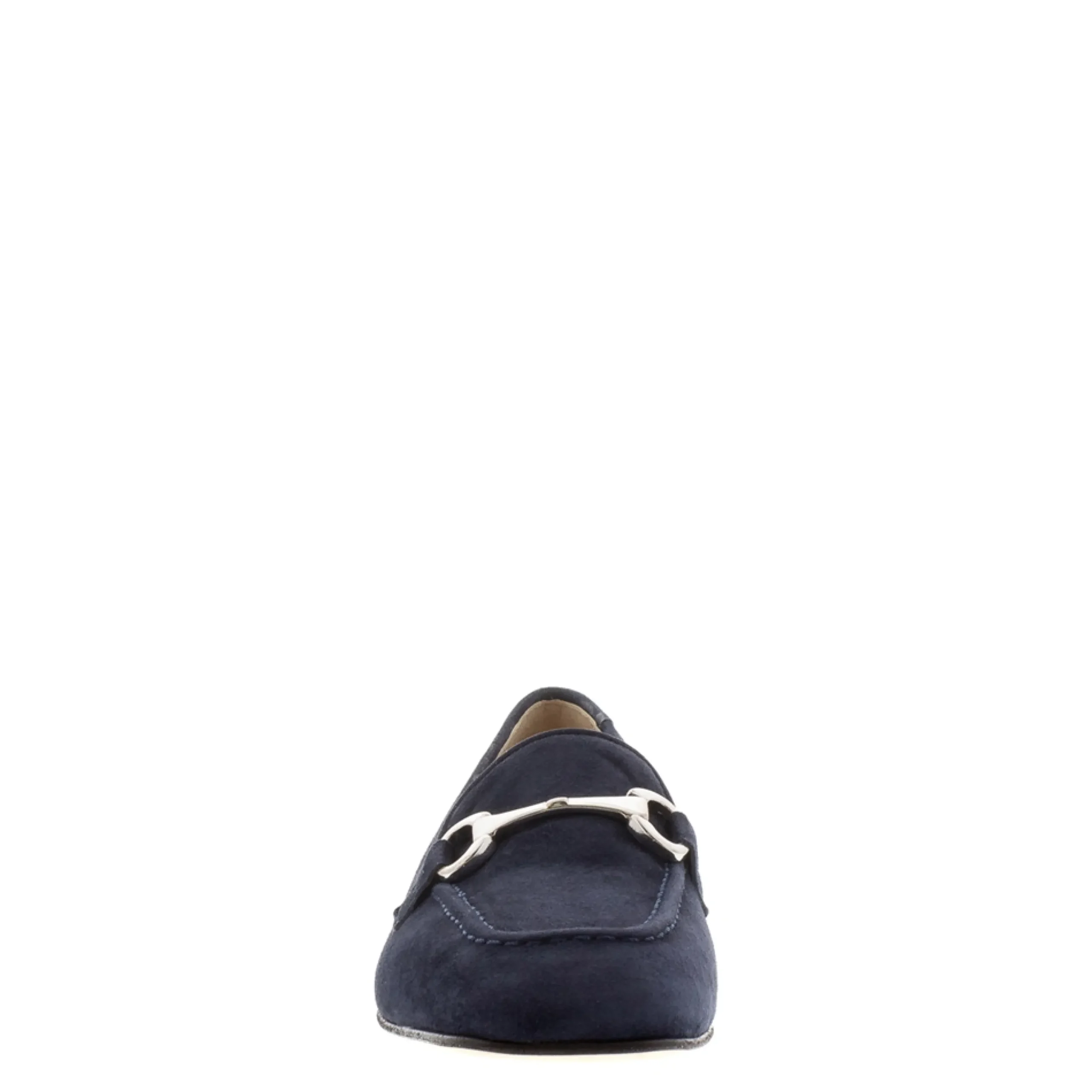 Loudan Navy Suede Snaffle Loafers