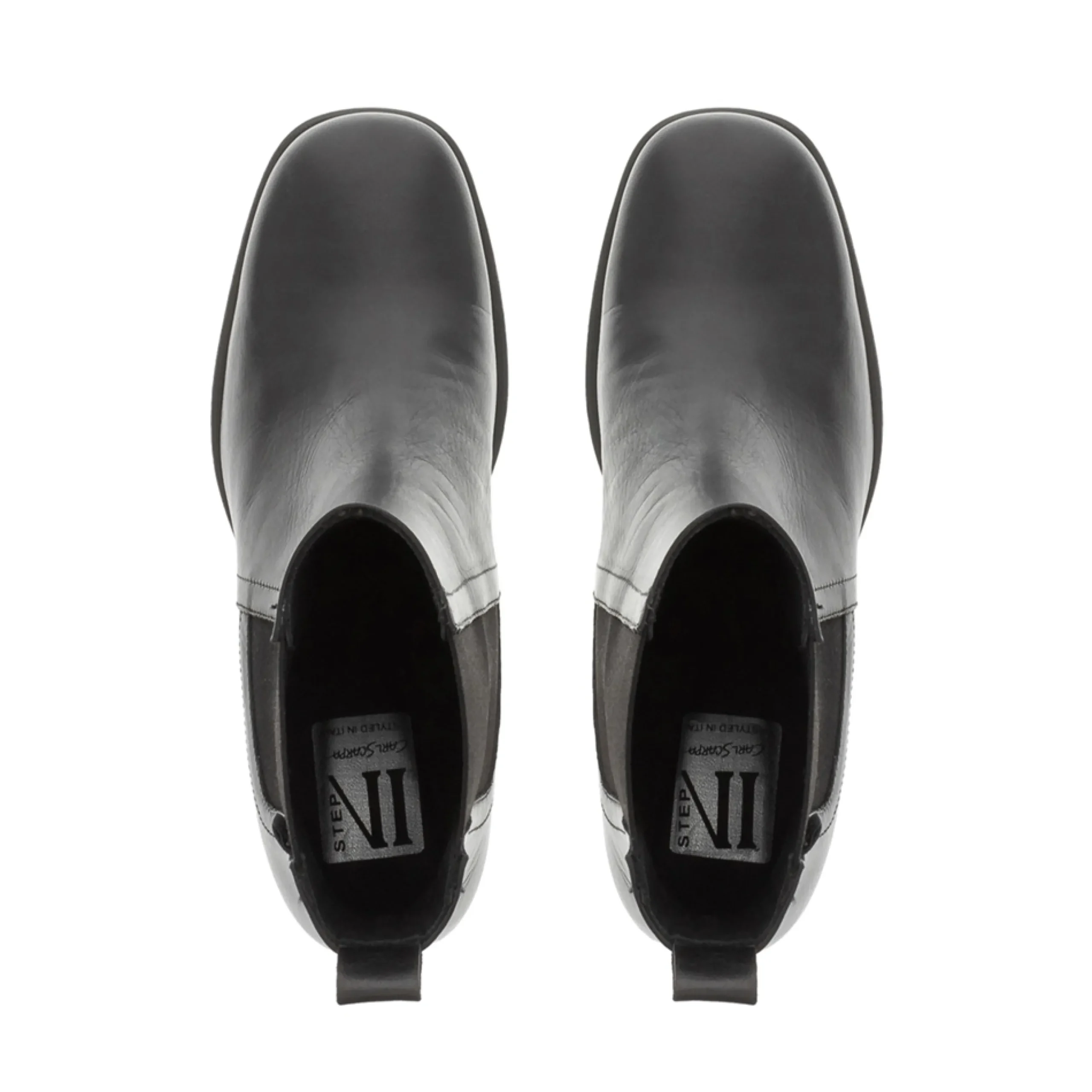 Luella Black Leather Chelsea Boots