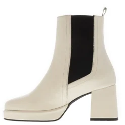 Luella Off White Leather Chelsea Boots