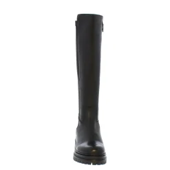 Luka Black Leather Knee High Boots
