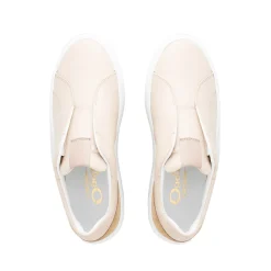 Mabel Beige Leather Trainers