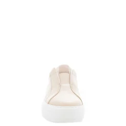 Mabel Beige Leather Trainers