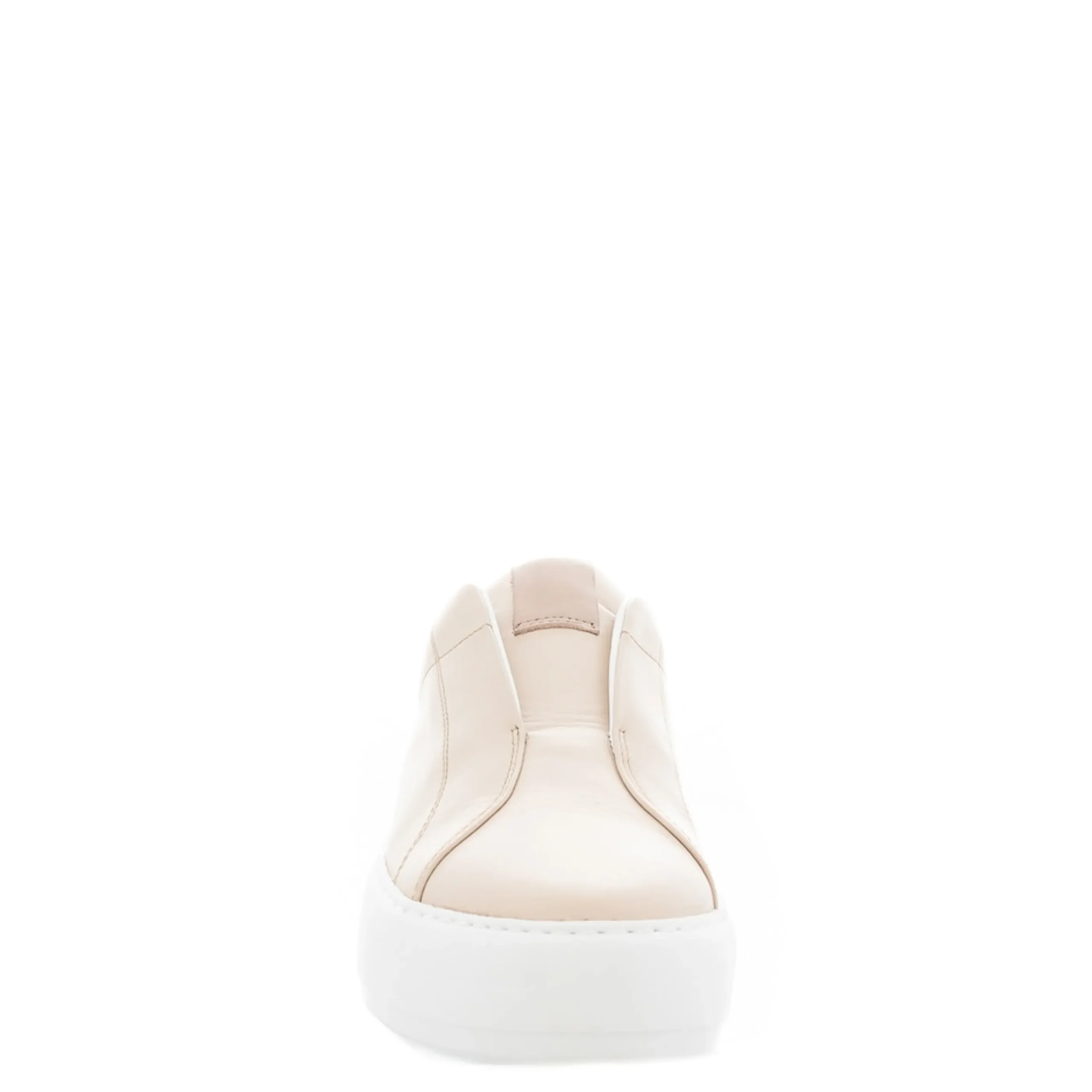 Mabel Beige Leather Trainers