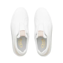 Mabel White Leather Trainers