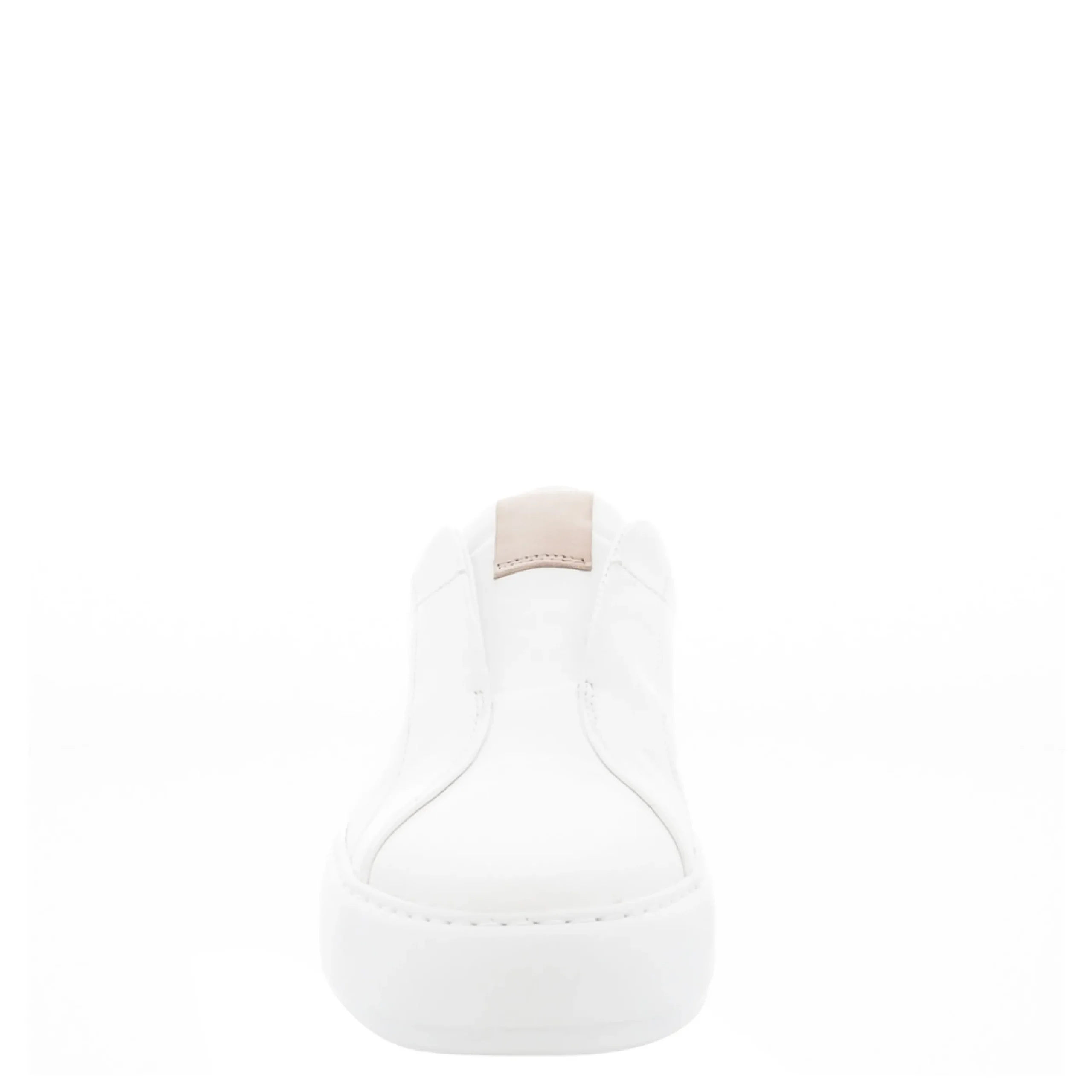 Mabel White Leather Trainers