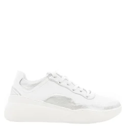 Maive White Leather Chunky Trainers