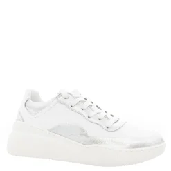 Maive White Leather Chunky Trainers