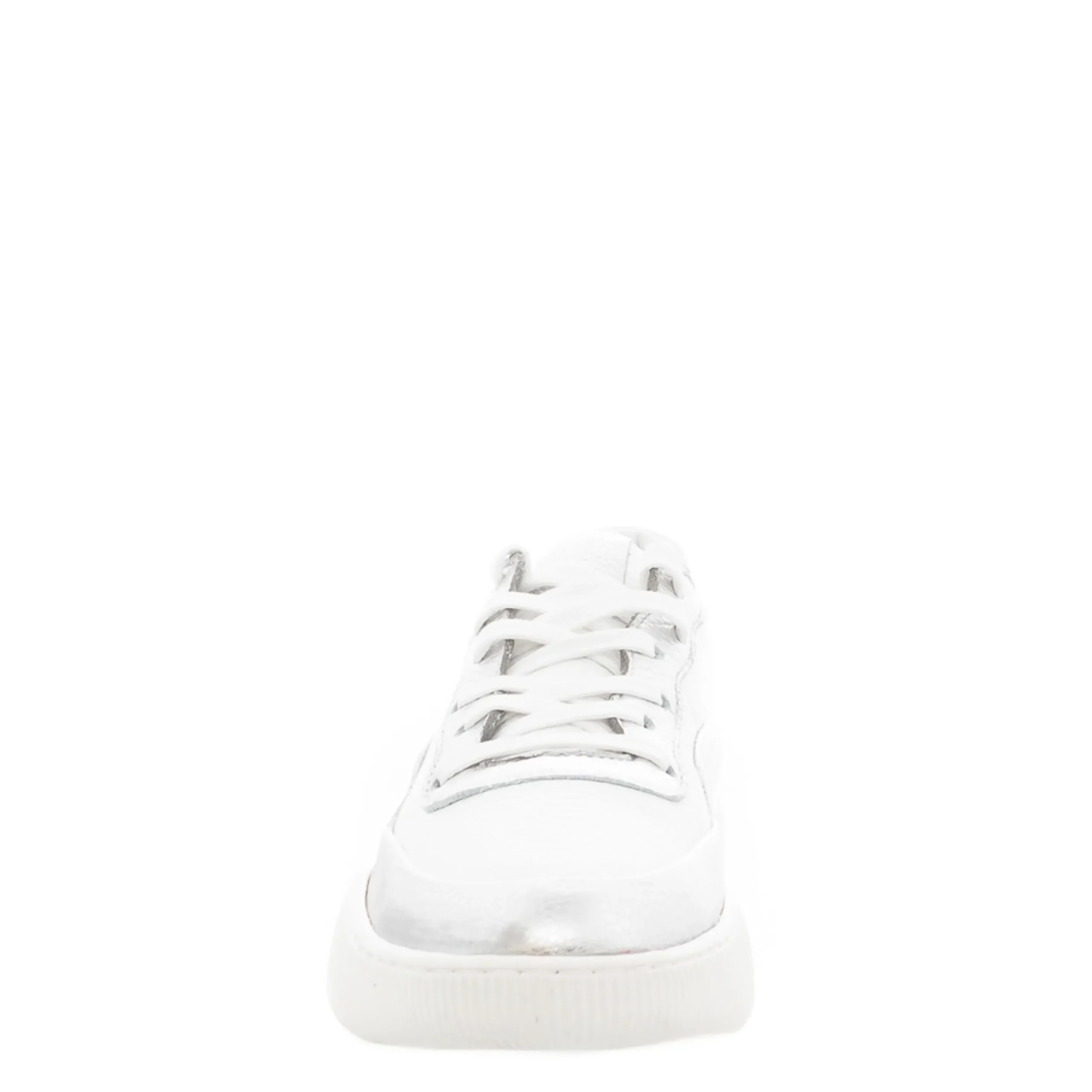 Maive White Leather Chunky Trainers