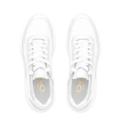 Maive White Leather Chunky Trainers