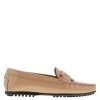 Martedi Beige Leather Penny Loafers