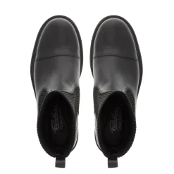 Matti Black Leather Chelsea Boots