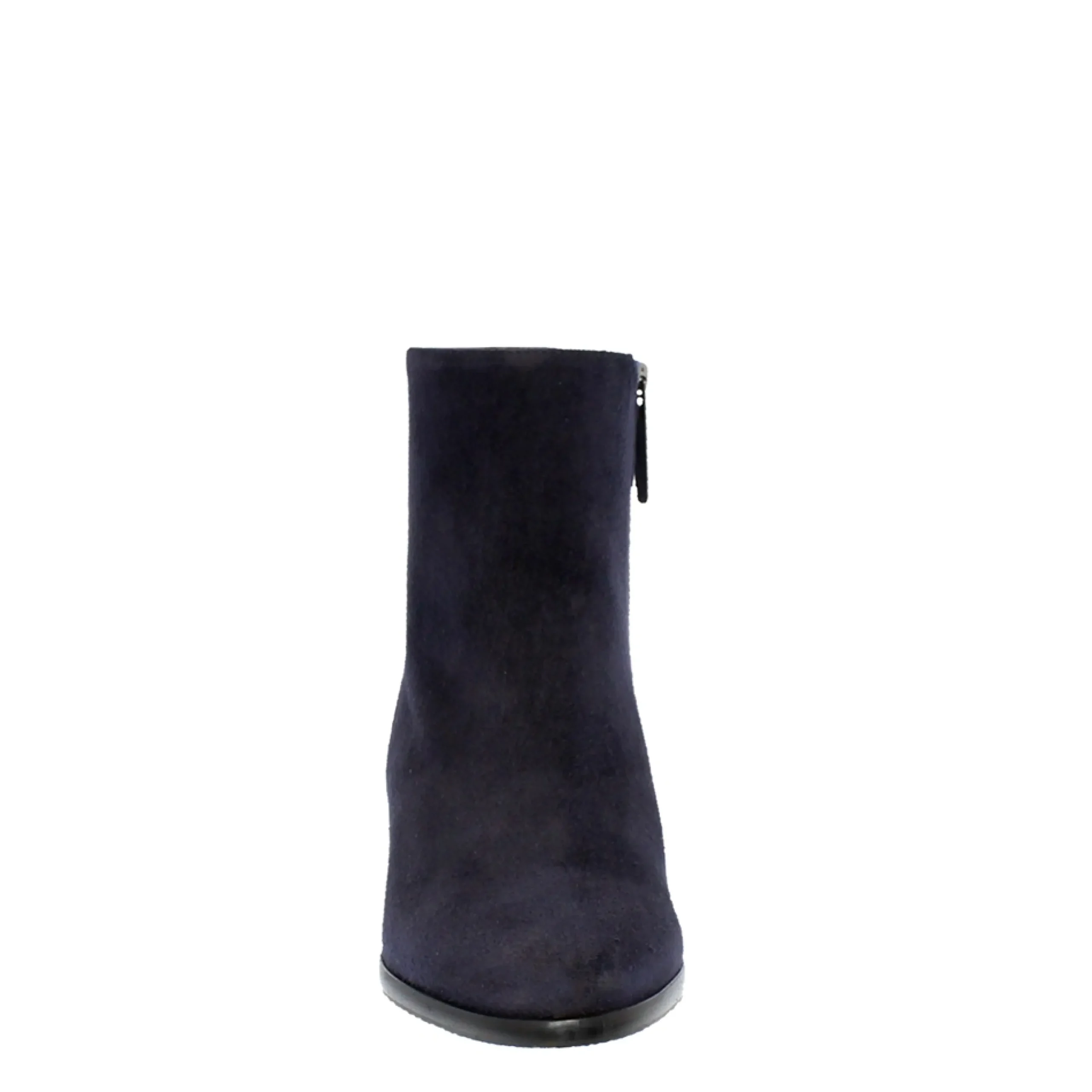 Megan Navy Suede Ankle Boots
