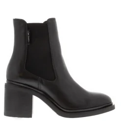 Morone Black Leather Chelsea Boots