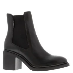Morone Black Leather Chelsea Boots